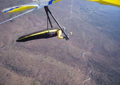 Thermalling over the leeside of Short