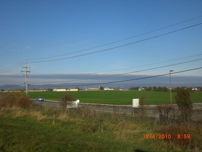 Huge wave cloud on the drive up.