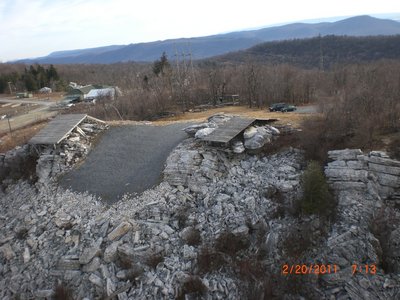 View of the launch pad.