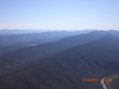 Looking south.  Kennedy Peak noticable in the distance.