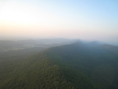 Floating north after it went magic. Cowan's Gap in the distance.