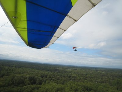 Formation flying with Pete S.