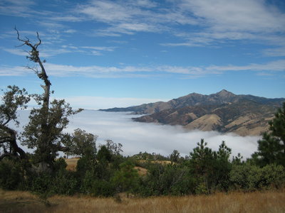 at launch, waiting for the marine layer to burn off