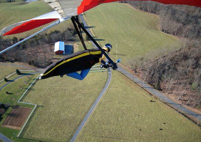 Burning off altitude downwind of the LZ