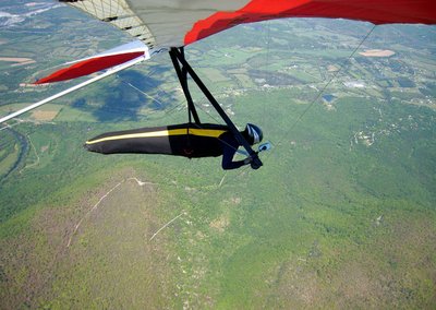 Climbing over Signal Knob at the north end of the ridge