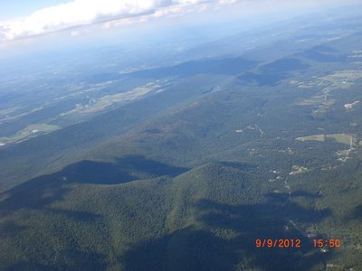 Cowans Gap Lake in the distance.