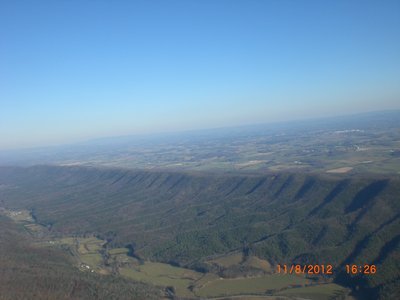 Looking east at Little Walker Mountain.