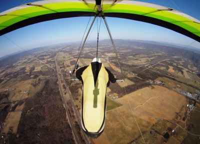 Still way above launch, looking NE towards Strasburg.