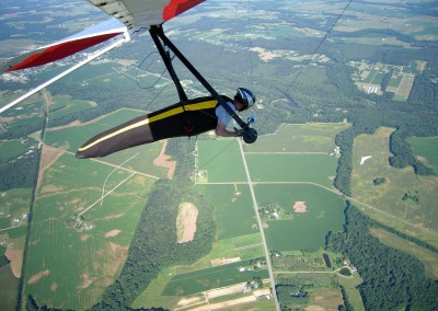 Climbing with John over 480 between Ridgely and the Choptank