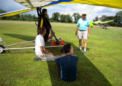 Watching Rooney taxi while listening to last minute thermal intel from the crew that just carved them up: RichE, MarkC and JohnM (L-&gt;R)