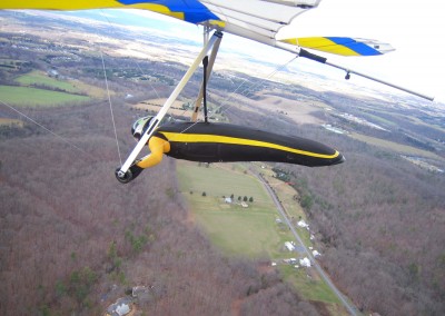 The Edinburg Gap Rd with flanking small LZs.  The grass field out in front by the river is where I landed