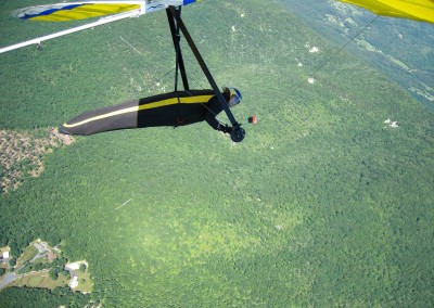 Climbing over the foothills south of Elkton