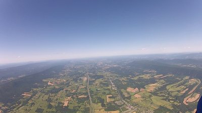 Soaring in the middle of the valley