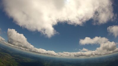 Looking south, from behind the main ridge.