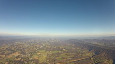 Out in the valley, looking north