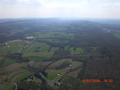 Powells Valley south of launch.