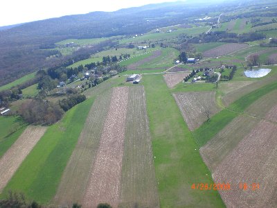 View of airstrip facing SW.