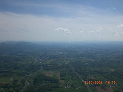 View of Rt. 11 and I-81, looking SW