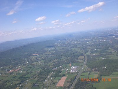 View of the Toms Brook exit on I-81.