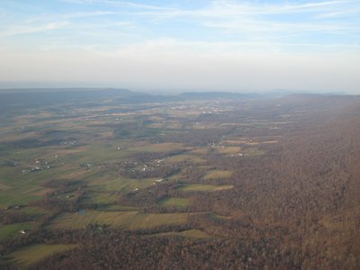 Looking north, from about 3 miles south of the towers.