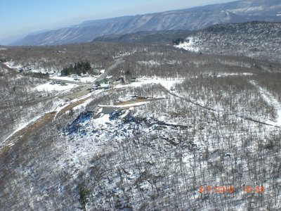 View of the setup area.