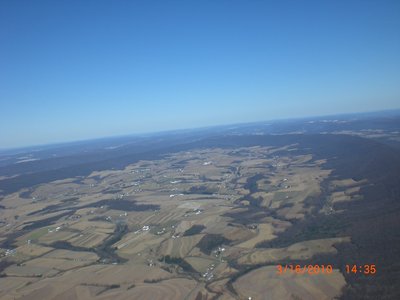 The wishbone of Mahantango and Line Mountain.