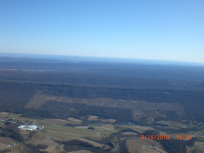 Swatara and Ft. Indiantown Gaps in Blue Mountain on the horizon.