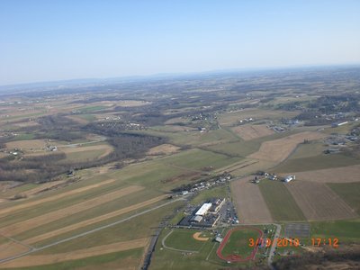 The athletic fields at James Buchanan Middle School.