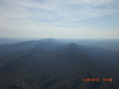 Looking SW behind Short Mountain.