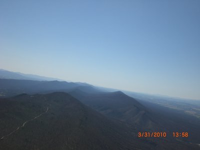 Forest Route 1702 running up past Waonaze Peak.