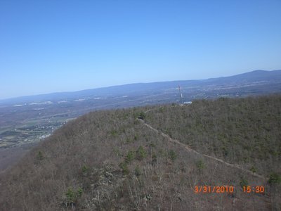 The radio antenna at Signal Knob.