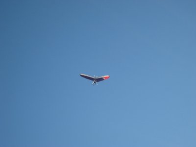 Karen at the top of the stack, in her namesake 'KC' glider