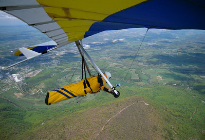 Climbing above the radio tower