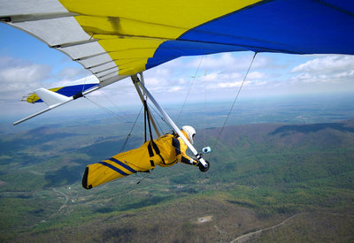 Above Dickey's Ridge takeoff and the vortac tower