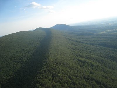 Heading south toward the gap.