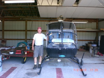 Tim Kelly and the 1966 Hughes model 269.