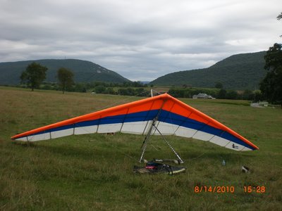 My LZ, with the Rt. 322 gap in the background.