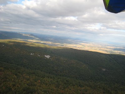 The view straight downwind. High Rock visible in the distance, on the right.