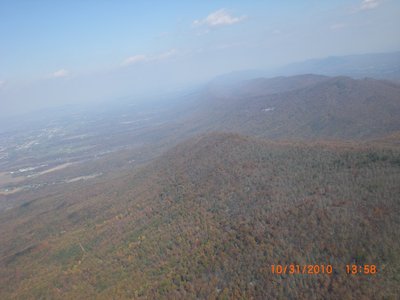 Becoming a familiar sight.  Looking NE from Short Mountain.