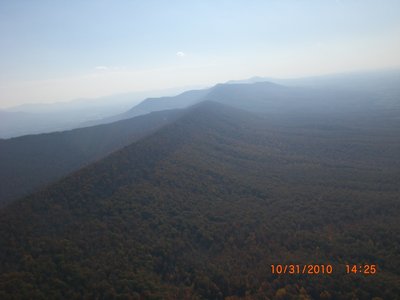 On Kerns Mountain, looking SW towards the New Market Gap.