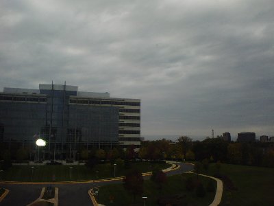 View west from McLean, 10:10 a.m. 10/27/08