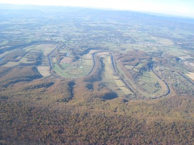 Woodstock fits within three loops of the Shenandoah.