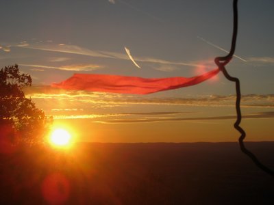 Streamer on the tower.